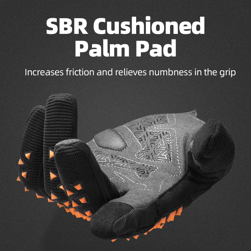 ROCKBROS Cycling Gloves Bicycle MTB Gloves Long Finger Road Bike Comfortable Cycling Equipment Motobike Accessory