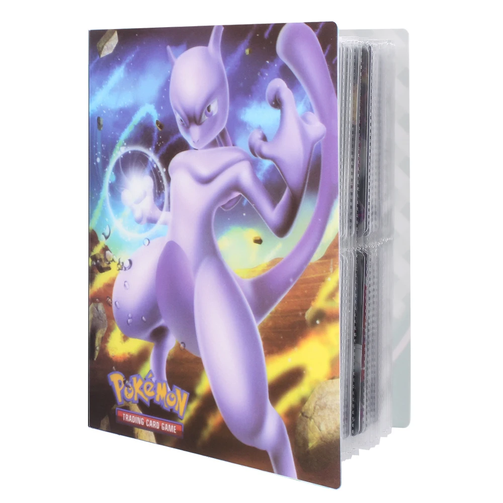 Álbum de 240 Uds. De 27 estilos para regalo, tarjetas marcadores de libros Pokemon