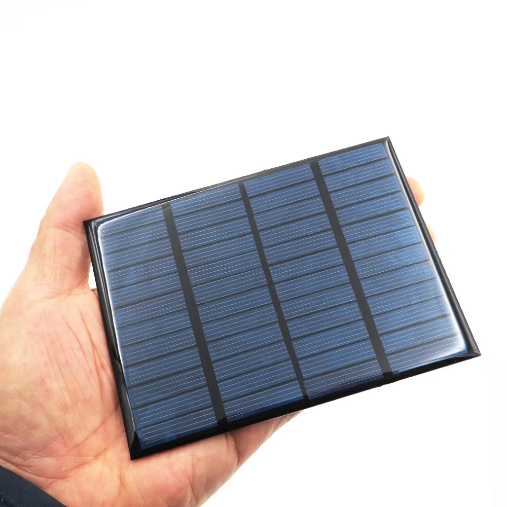 Mini panneau solaire en polysilicium 2.5W 6V, petit Module de panneau à  cellules solaires pour lampes de jouets solaires, bricolage - AliExpress