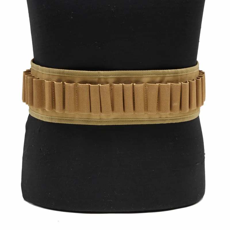 30 Round Tactical Shell Bandolier Belt Military Waist Airsoft Hunting 12/20GA Ammo Holder Pouch Shotgun Cartridge Belts | Спорт и