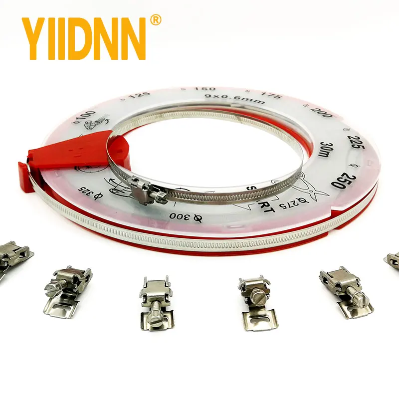 Reuse 9mm wide 0.6mm thick German type hose clamp and head 304