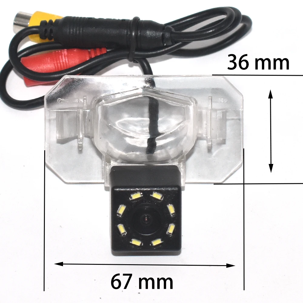 ZJCGO CCD Автомобильная камера заднего вида для парковки Водонепроницаемая Honda Fit CR V