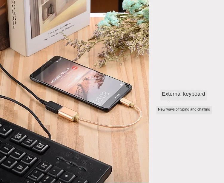 Type-c Otg линия передачи данных просо 8 huawei Mate10 Glory адаптер U диск USB адаптер мобильного телефона