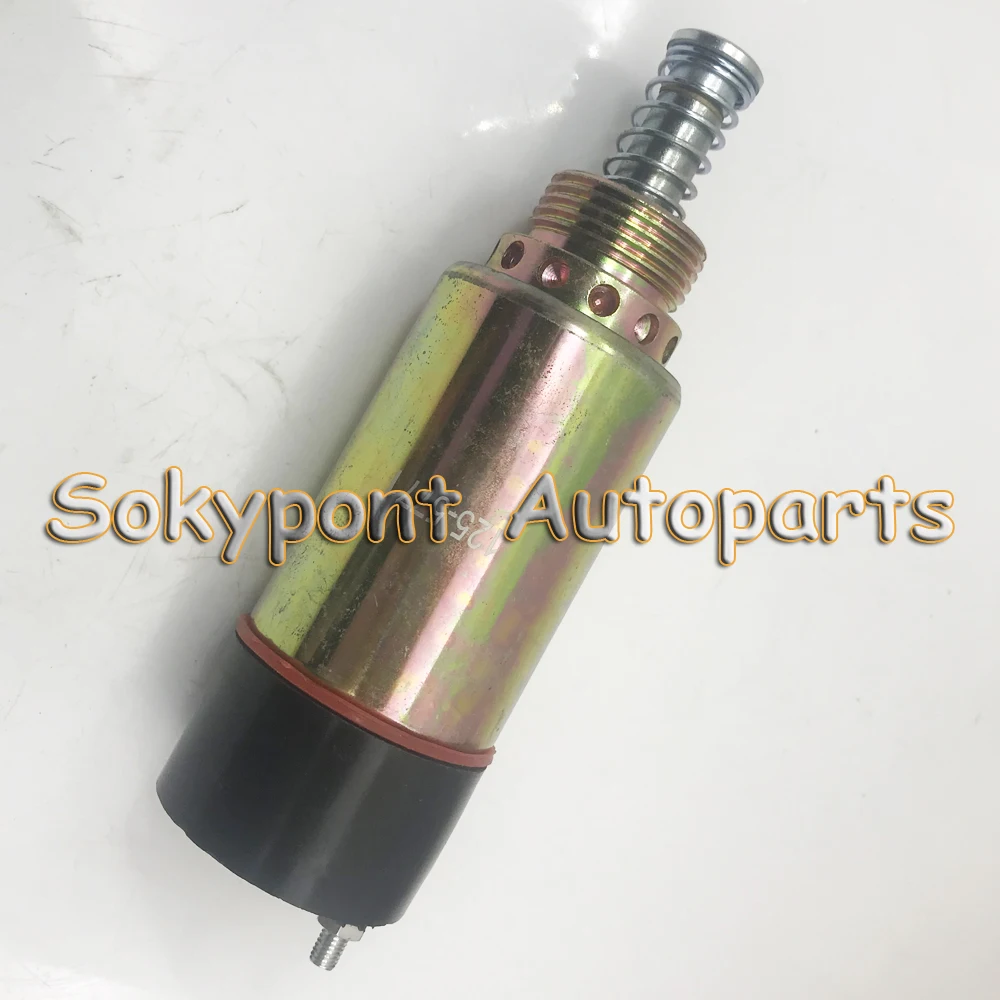 Дизельный клапан для остановки работы двигателя 12V 125-5771 1255771 для 3114 3116 3126 экскаватор Запчасти 1 шт
