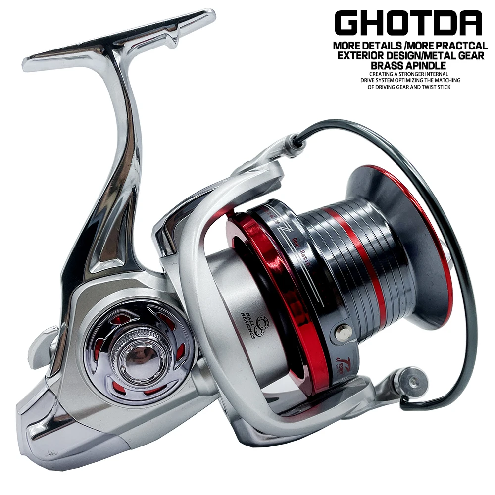 Big Spinning Fishing Reels Coil Cts9000-12000 4.0:1 25kg Drag 14bb