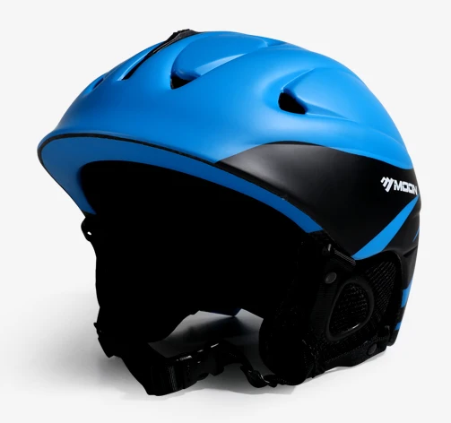 Распродажа! Лыжный шлем для взрослых и детей, лыжный шлем, защитный шлем для скейтборда, сноуборда - Цвет: Blue black L2