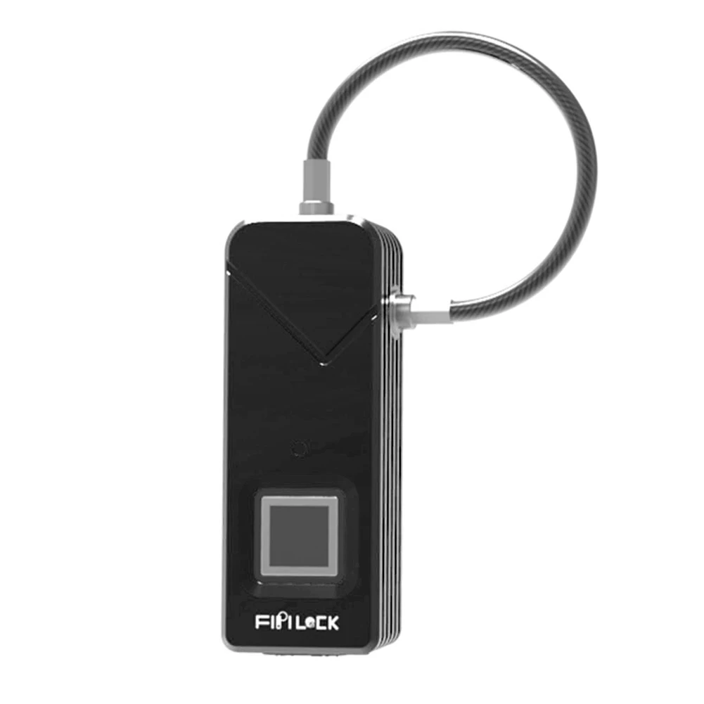 

Luggage Padlock Suitcase Cabinet Waterproof Sensitive Chargeable Fingerprint Lock Electronic Keyless Zinc Alloy Anti Theft