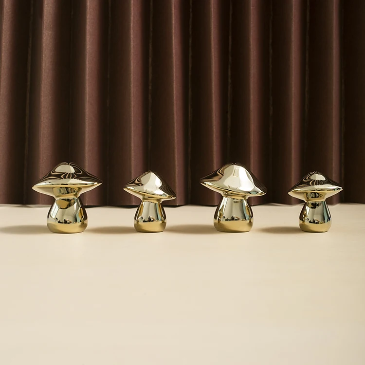 Ouro bronze móveis alças, cogumelo forma, PVD