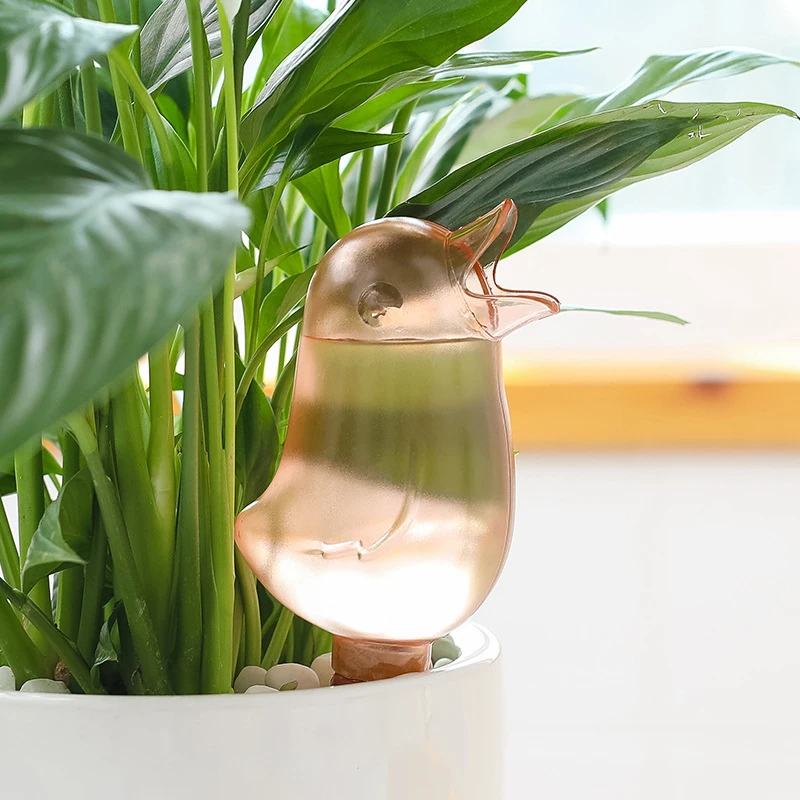 Garden Automatic Watering Tool Cute Birds Indoor Drip Irrigation Watering System Kit Potted Plant Waterers Spike For Plant