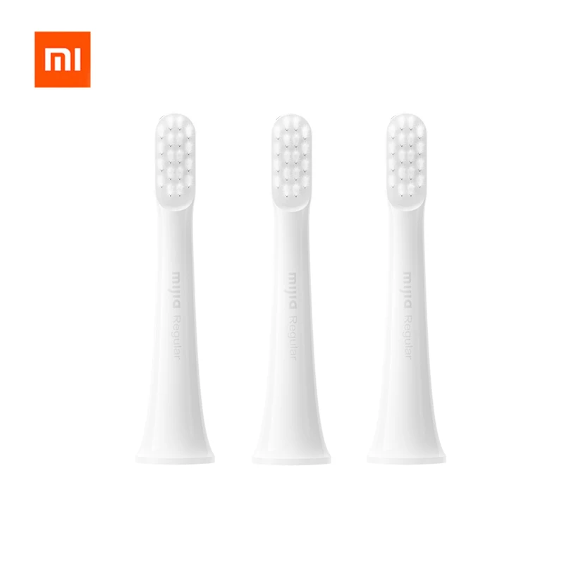 Xiaomi mijia T100 звуковая электрическая зубная щетка для взрослых Водонепроницаемая ультра звуковая автоматическая зубная щетка с зарядкой от USB - Цвет: 3 Pcs Brush Head