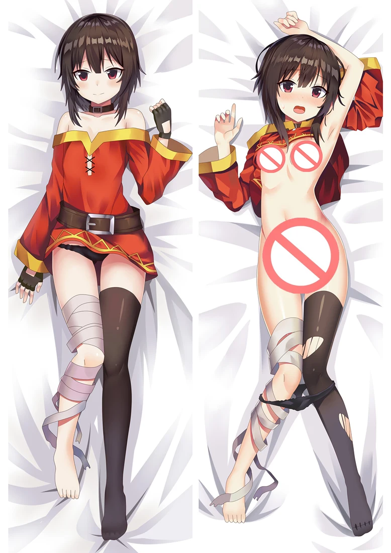 S2 Аниме KonoSuba Aqua Dakimakura Чехол с персонажами Megumin Bolster чехол Kono Subarashii Sekai ni Shukufuku o! Объятия Подушка Чехол - Цвет: S2
