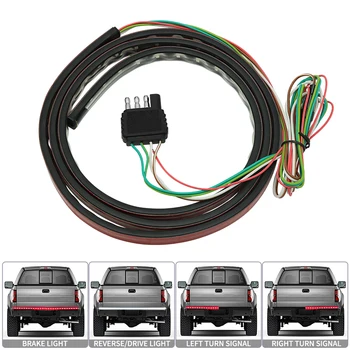 

For Ford Dodge Ram Chevy Silverado Chevrolet Toyota Jeep Trucks LED Strips Light Bar Reverse Parking Brake Turn Signal Lights
