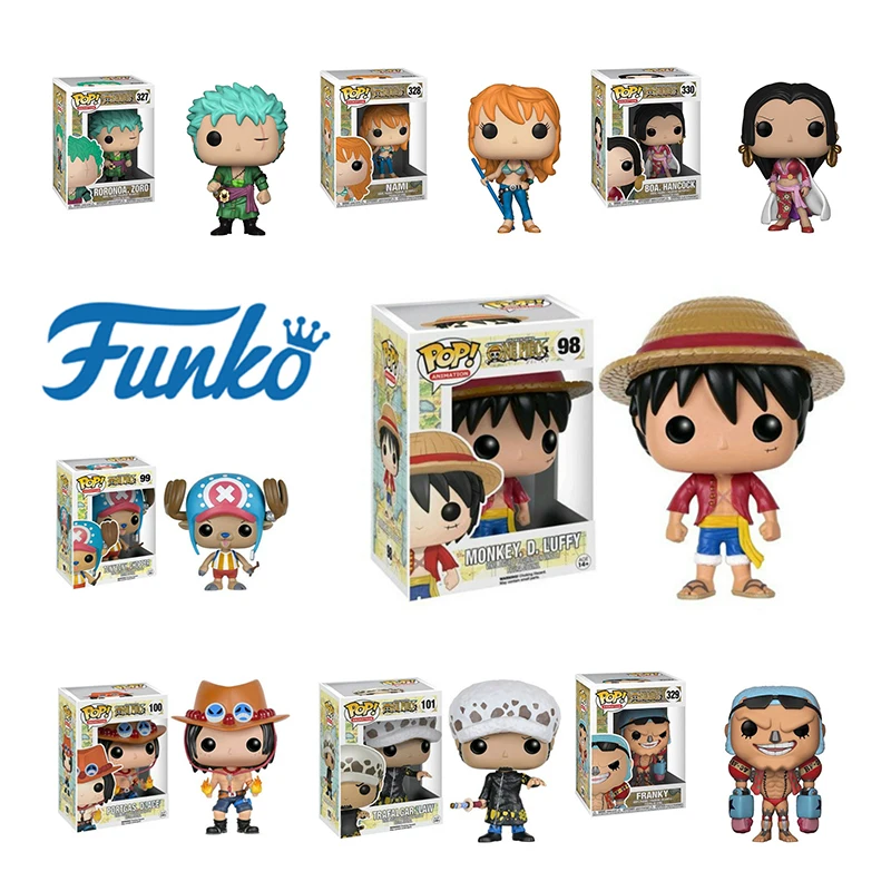 Funko Pop ONE PIECE ZORO обезьяна Д. Луффи нами франки Фильм Винил экшн и игрушки Фигурки Коллекционная модель игрушки для детей