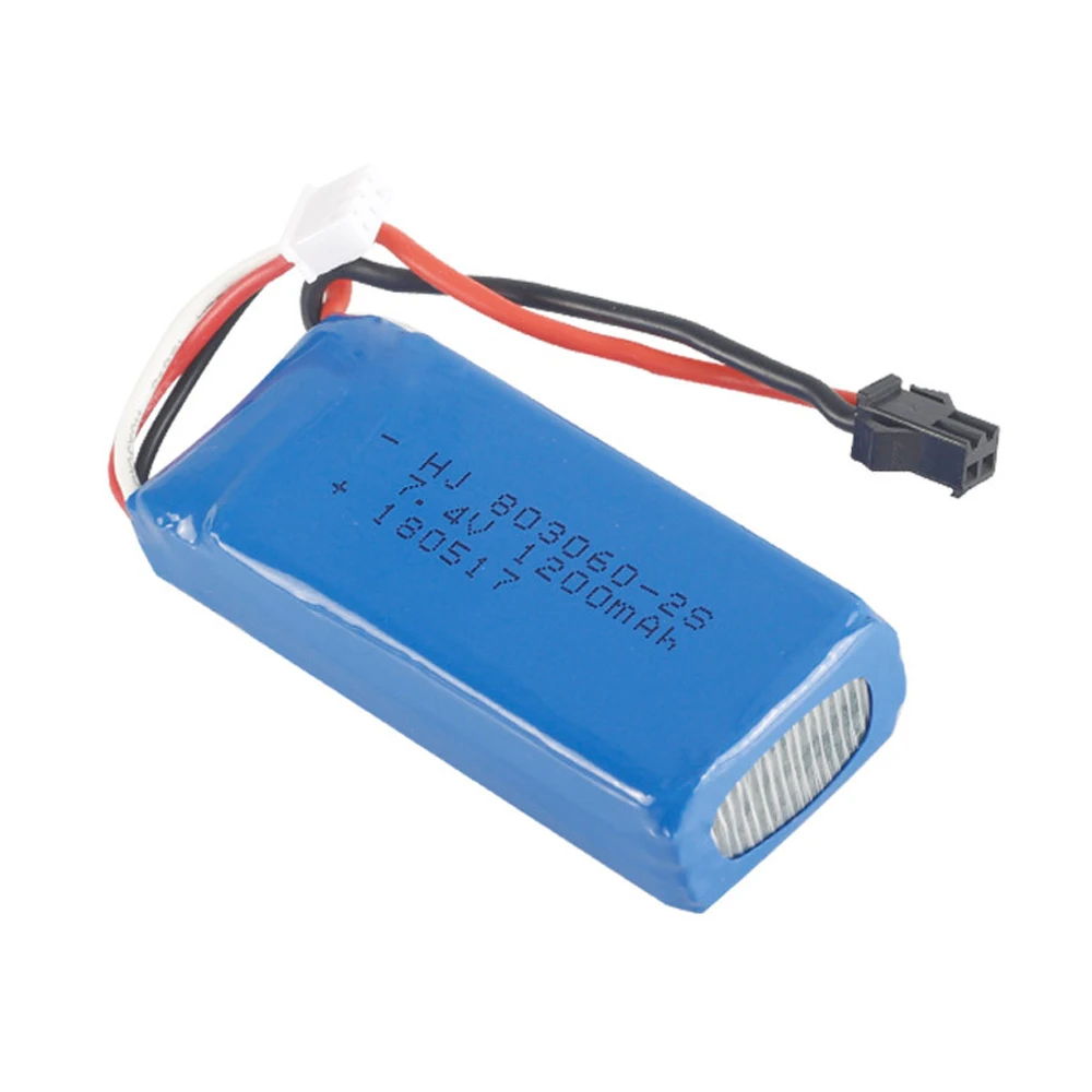 7 4 V 1200mAh 803060 30C SM вилка Lipo батарея для H26 H26C H26W H26D H26HW RC Quadcopter Drone 012 деталей
