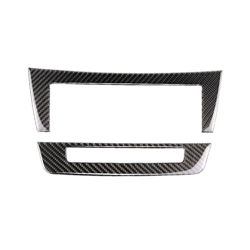Carbon Fiber Central Control CD Plane for Mercedes Benz W204 C Class 2010-2013 Car Styling Sticker | Автомобили и мотоциклы