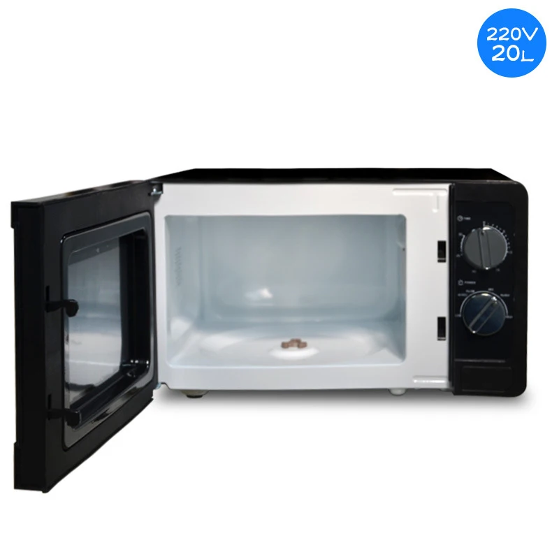 20 Litre Flat Panel Microwave Oven Small Size 6 Gears Precise Temperature  Control Knob Operation Microwave - Microwave Ovens - AliExpress