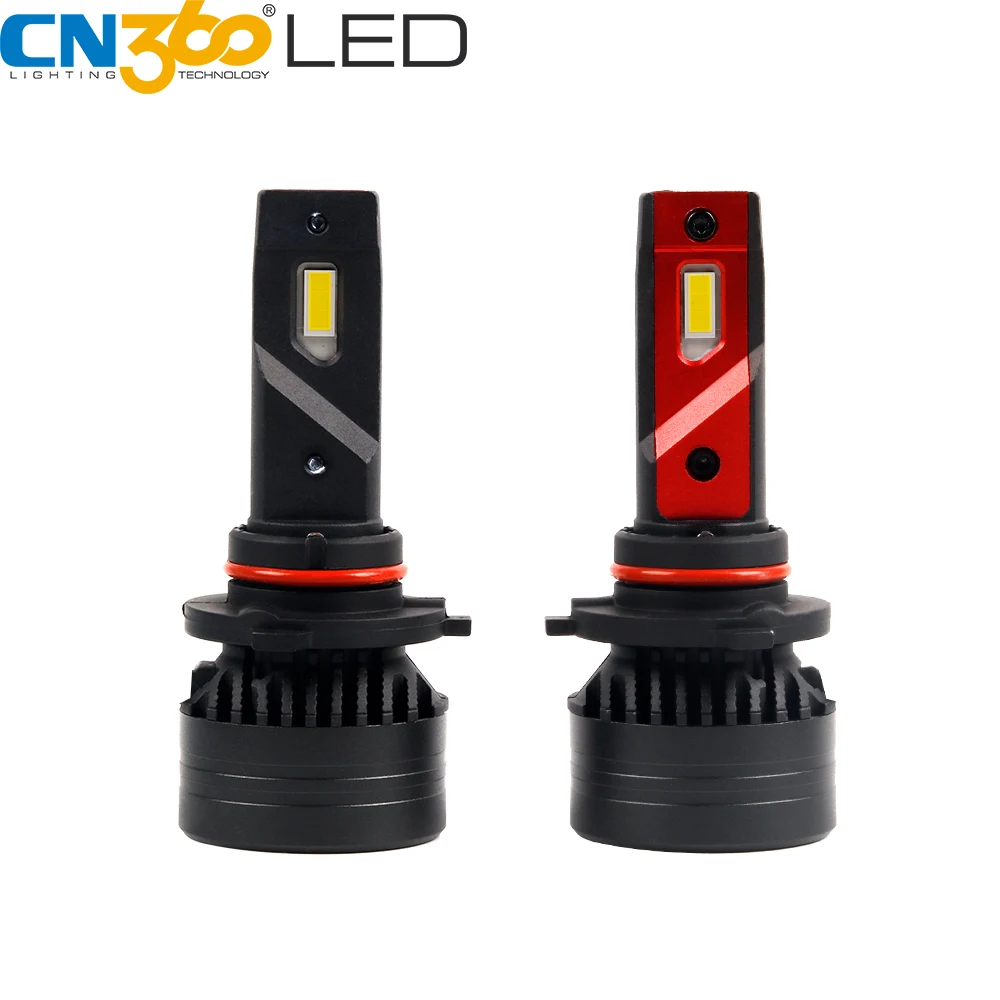 

CN360 2pcs led CANBUS Headlight 9005 HB3 9006 HB4 Error Free Car Light Mini Turbo Fan 10000LM 6500K 45W Super Bright Waterproof