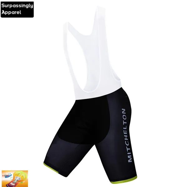 MITCHLETON Black 6XL PRO TEAM 20D GEL PAD BLACK CYCLING BIB SHORTS Men Cycling Ropa Ciclismo Men Cycling Bottom MTB Shorts - Цвет: 16D Gel Pad