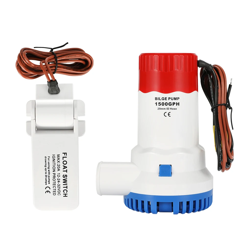 Fourth Generation Bilge Pump Manual DC12V 24V1100GHP1500GHP Electric Water Pump for Boat Marine More Flexible in Houseboat Boats