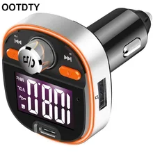 QC3.0 Быстрая зарядка Автомобильный MP3-плеер Bluetooth 5,0 fm-передатчик светодиодный автомобильный радиоприемник