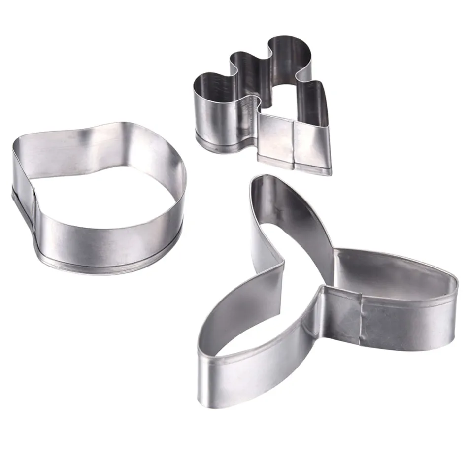 

3pcs/set Butterfly Orchid Stainless Steel DIY Sugar Cutter Mold Embosser Cake Tool Making Mould Fondant Cake Decoration