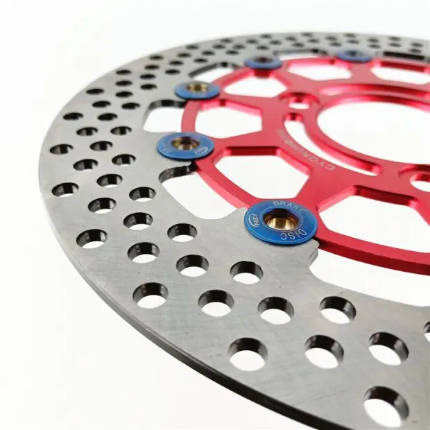 Universal Motorcycle CNC Aluminum 3 holes 260 * 70mm Floating disk brake disc for Yamaha BWS WISP Motorbike motorcycle brake discs