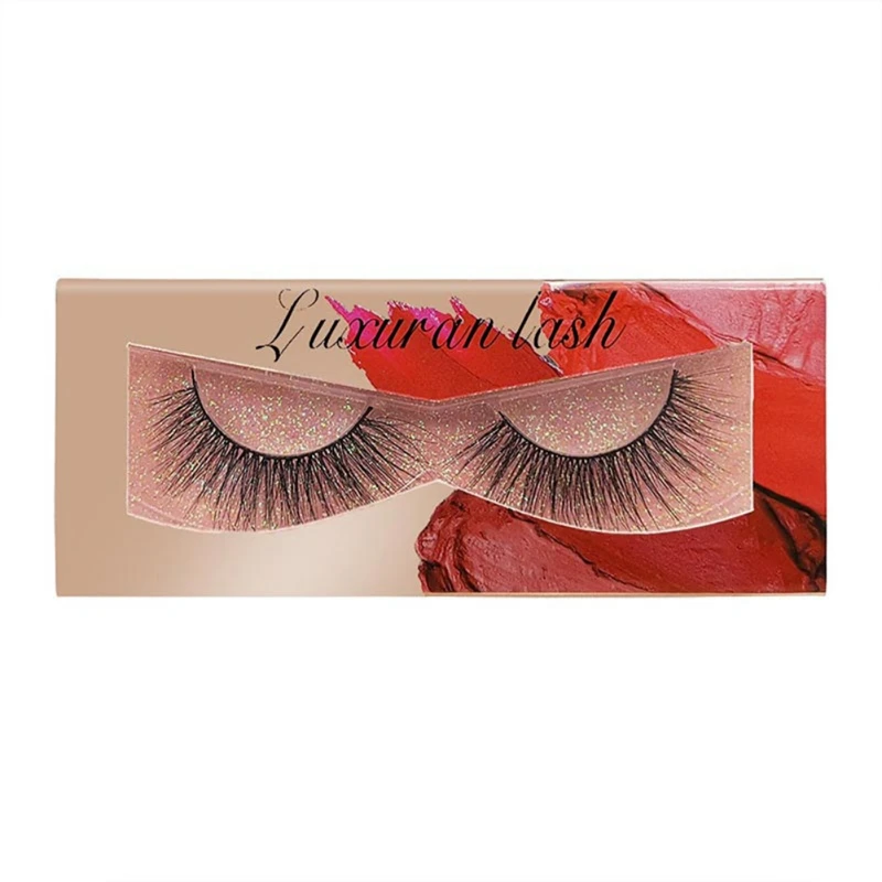 Натуральные Толстые Накладные ресницы долговечные роскошные натуральные плотные подкручивающие тонкие 3d накладные ресницы