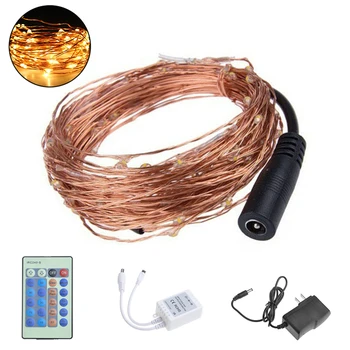 

100 LED Fairy Light Dimmable Decorative For Bedroom 33ft Waterproof