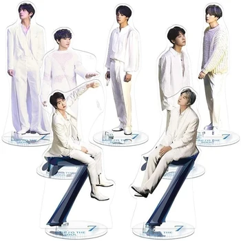 

Bulletproof Boys Bangtan Boys MAP OF THE SOUL : 7 Colorful Acrylic Stand Desktop Decoration Jewelry Display LU6978
