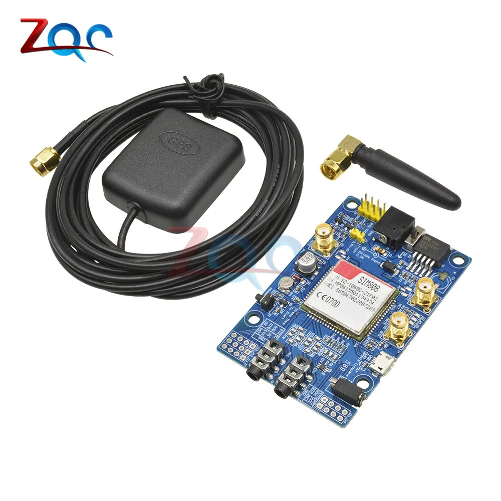 SIM808 вместо SIM908 модуля GSM GPRS GPS макетная плата IPX SMA с антенной доступная для Raspberry Pi