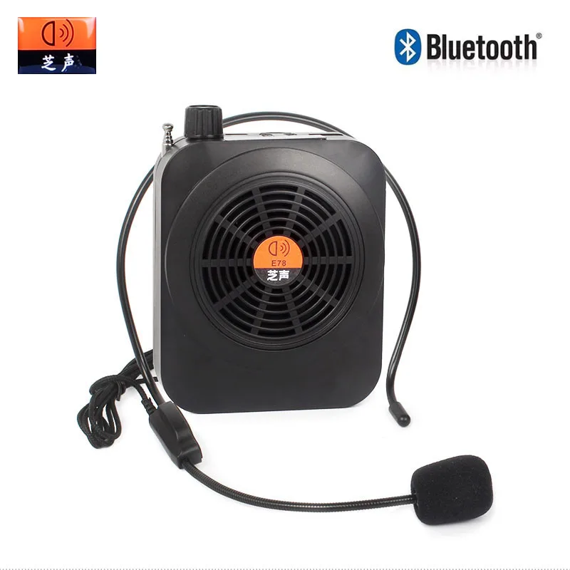 

Portable Mini Audio Bluetooth Speaker Voice Amplifier Megaphone With Microphone USB TF Card FM Radio For Teachers Tourist