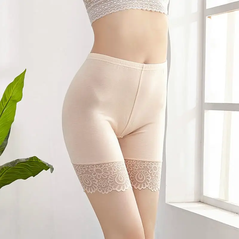 40KG-80KG Women Plus Big Size Safety Pants safety shorts safety pants women shorts underwear Soft And Comfortable Modal Material Shorts With Lace Panties