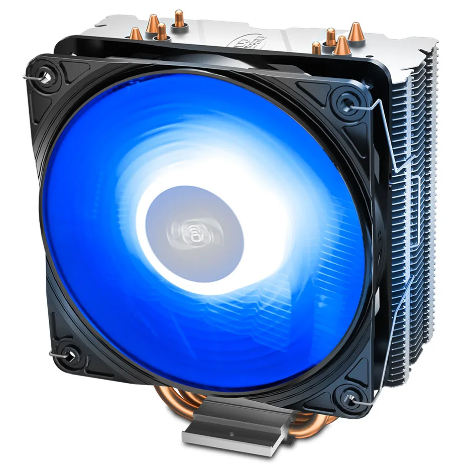 Кулер для процессора DEEPCOOL GAMMAXX 400 V2 радиатор с 4 теплотрубками 120 мм светодиодный