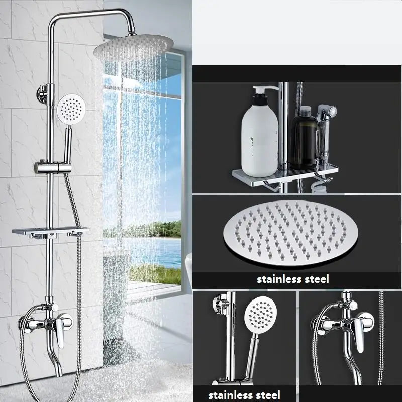 Набор для душа Regadera Douchette, timna Salle De Bain Conjunto Preto Prysznic Ducha Douche Do Banheiro Chuveiro Eletrico - Цвет: Version L