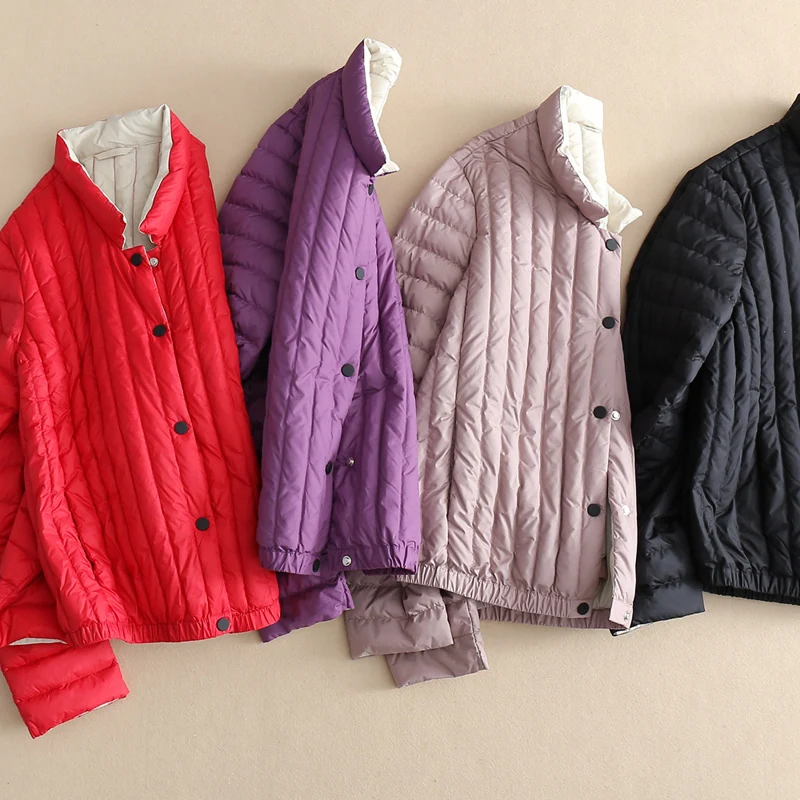 Женская Ультралегкая короткая куртка новинка 2019 осенне зимнее теплое облегающее