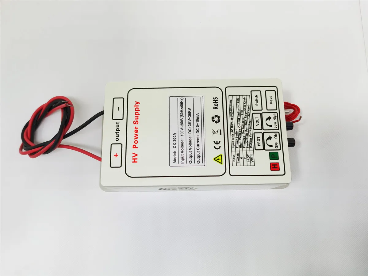 고전압 전원 공급 장치, 정전기 이온화, 스프레이, 클리너 공기 정화, 3KV - 30KV CX-300A