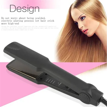 

2019 Hot Hair Straightener 4 Modes Temperature Adjustable Fast Warm-up for Women Girl Home New Fashion Hair Styling Tool t6