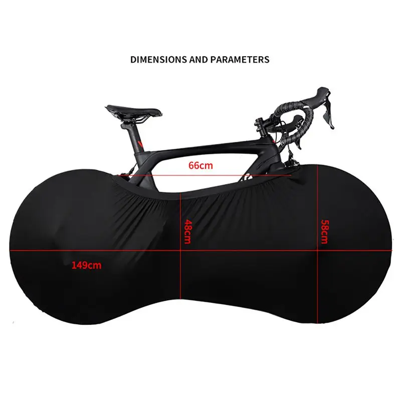 

Universal Bicycle Wheel Cover Bags UV Weather Elastic Anti-Dust Rust Resistant Waterproof Gear Storage Protection Bag#1
