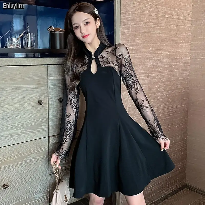 Flared Ladies Party Dresses 