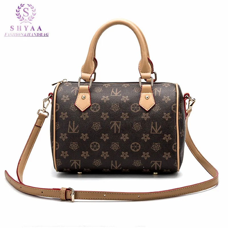 

SHYAA Split Split Leather Pillow Bags Women's Small Bags European and American Mini Bags Messenger Bags Women's Handbag