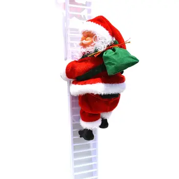

Electric Santa Claus Ladder Christmas Doll Music Old Man Ladder