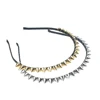 Fashion Cool Metal Headband Spike Rivets Studded Band Party Punk Hair Clips Punk Gothic style ► Photo 3/6