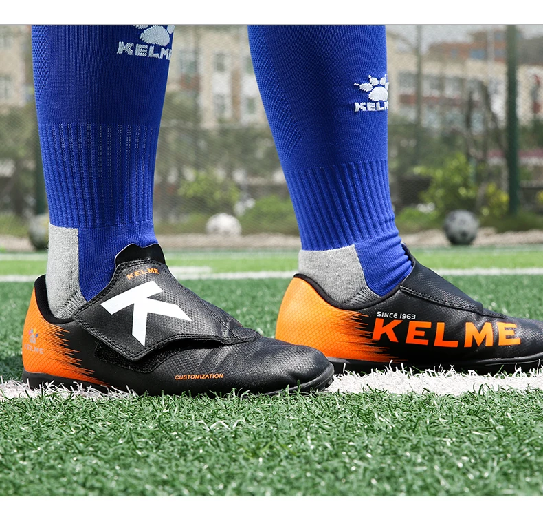 KELME/Детские футбольные бутсы; мужские и женские кроссовки; футбольная обувь; детская спортивная обувь на липучке; 6993349