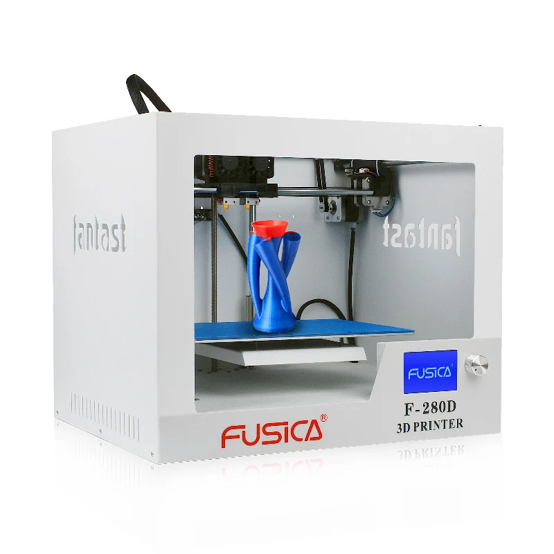 FUSICA двойной экструдер смешанных цветов 3D принтер F 280D FDM печатная машина|3D