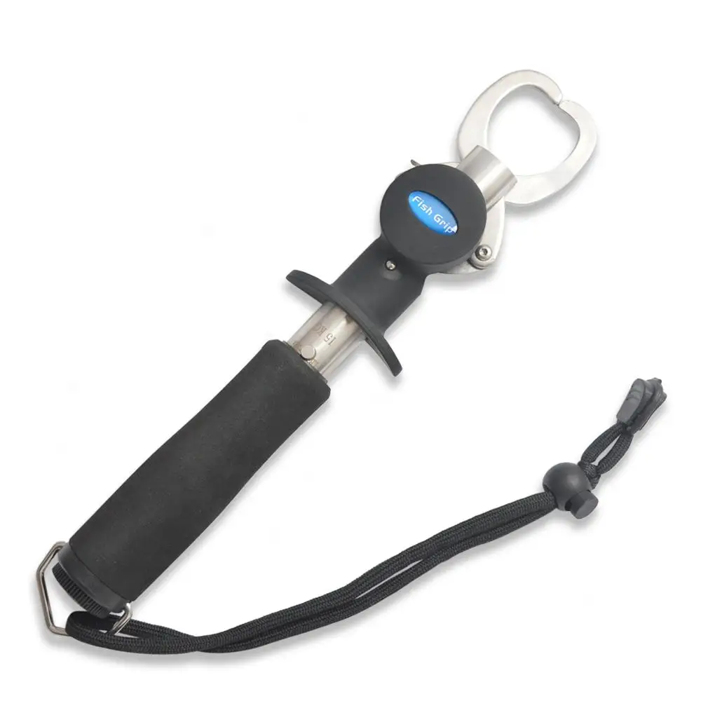 Pactrade Marine Stainless Steel Fish Lip Grab Grip Weight Scale Max 33lbs/15kgs Pactrade Marine Stainless Steel Fish Lip Grab Grip Weight Scale Max 33lbs/15kgs