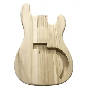 

New Polished Maple Electric Guitar Barrel DIY Wooden Bass Body for PB Style Guitars