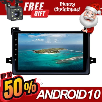 

9 Inch 2Din Car Radio Android 10.0 Multimedia Autoradio Bluetooth Stereo Player GPS Navi Head Unit For 2016 Toyota Prius