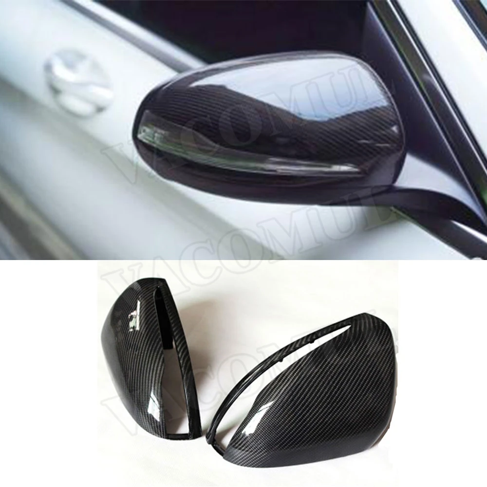 

C Class Carbon Fiber RearView Mirror Caps for Mercedes Benz W205 2015-2019 Replacement Style Side Mirror Covers
