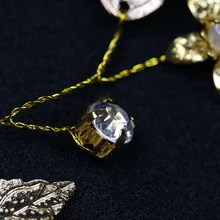 Золотой листок резинка для волос головной убор Европа и США Горячие Свадебные платья Аксессуары свадебные украшения женские свадебные