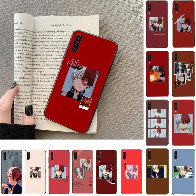 Todoroki значки эстетическое чехол для телефона Samsung Galaxy a50 A30S A50S a71 70 a10 Чехол samsung a51